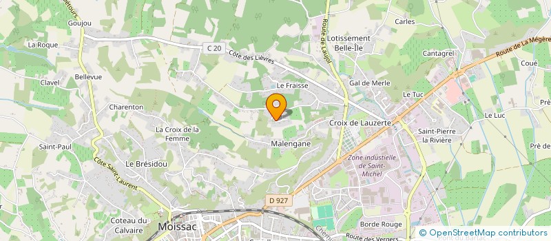 localisation de l'entreprise MONSIEUR MICKHAEL-EDOUARD LEOTY  MOISSAC