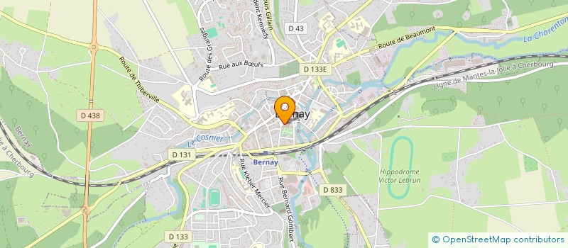 localisation de l'entreprise MONSIEUR MICKY DUVIL  BERNAY