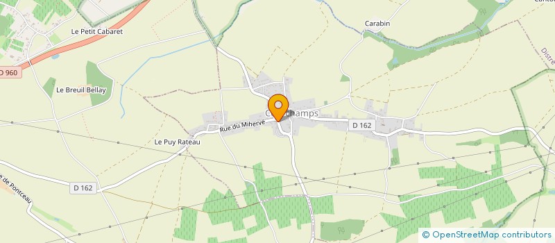 localisation de l'entreprise MONSIEUR MICKY MARCHAND  MONTREUIL-BELLAY