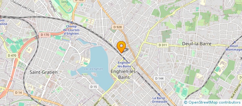 localisation de l'entreprise MONSIEUR MICULESCU SERGHII  ENGHIEN-LES-BAINS