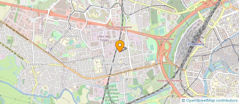 localisation de l'entreprise MONSIEUR MIDOMITON DEGBE à STRASBOURG