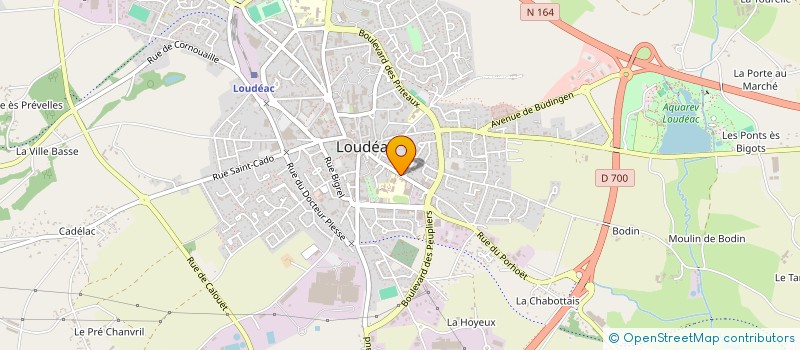 localisation de l'entreprise MONSIEUR MIFTAHOU ALI MOUSSA à LOUDEAC