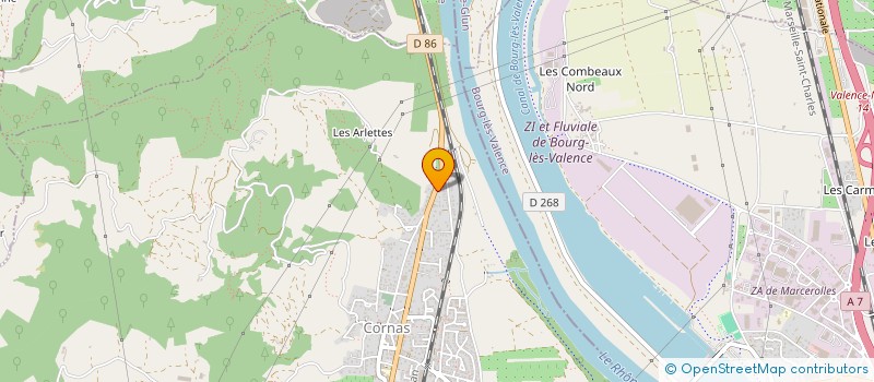 localisation de l'entreprise MONSIEUR MIGUEL ALMENDROS  CORNAS