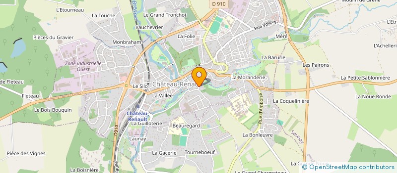 localisation de l'entreprise MONSIEUR MIGUEL AMAMBAL TERRONES  CHATEAU-RENAULT