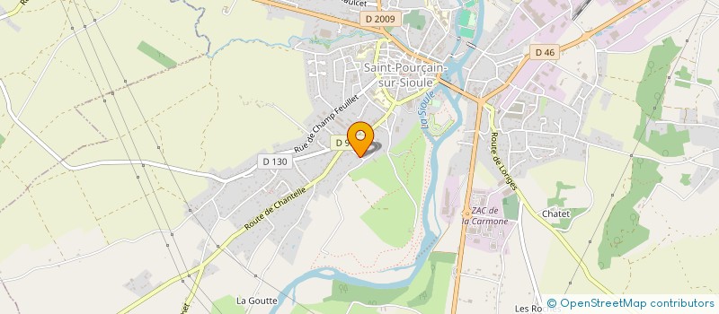 localisation de l'entreprise MONSIEUR MIGUEL-ANGE VILLAFRANCA  SAINT-POURCAIN-SUR-SIOULE