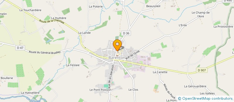 localisation de l'entreprise MONSIEUR MIGUEL ANGEL DARRIBA GONZALEZ  BARENTON