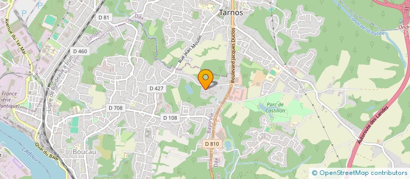 localisation de l'entreprise MONSIEUR MIGUEL-ANGEL HERNANDEZ  BOUCAU