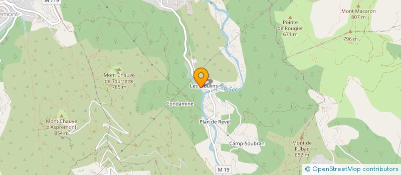 localisation de l'entreprise MONSIEUR MIGUEL-ANGEL ORTEGA - SEGUEL  TOURRETTE-LEVENS