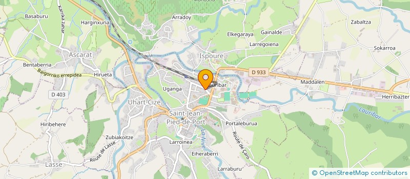 localisation de l'entreprise MONSIEUR MIGUEL ANGEL PETRICORENA à SAINT-JEAN-PIED-DE-PORT