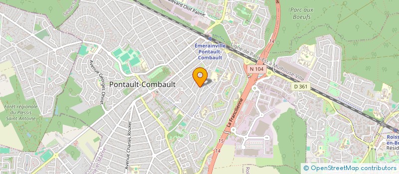 localisation de l'entreprise MONSIEUR MIGUEL ANGEL SCROGGIN JIMENEZ à PONTAULT-COMBAULT