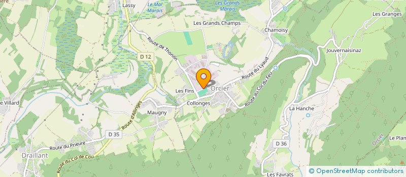 localisation de l'entreprise MONSIEUR MIGUEL ANGEL VEGA MASBERNAT  ORCIER