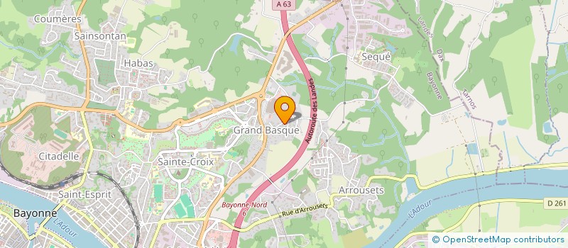 localisation de l'entreprise MONSIEUR MIGUEL ANGULO à BAYONNE