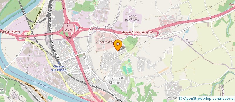 localisation de l'entreprise MONSIEUR MIGUEL ARTES à CHASSE-SUR-RHONE