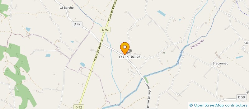 localisation de l'entreprise MONSIEUR MIGUEL BENNES  LAUTREC