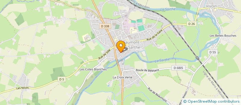 localisation de l'entreprise MONSIEUR MIGUEL BEUDARD à BEAUMONT-SUR-SARTHE