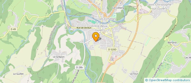 localisation de l'entreprise MONSIEUR MIGUEL BLANGILLE  ENTRE-DEUX-GUIERS