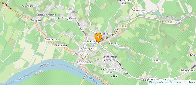 localisation de l'entreprise MONSIEUR MIGUEL BLASCO  LANGOIRAN