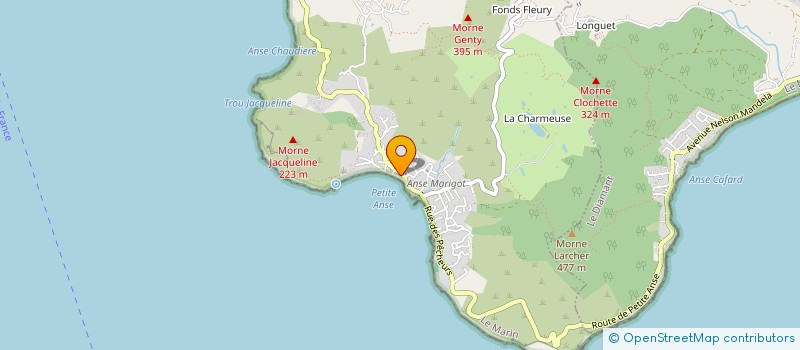 localisation de l'entreprise MONSIEUR MIGUEL BOSQUI à LES ANSES-D'ARLET