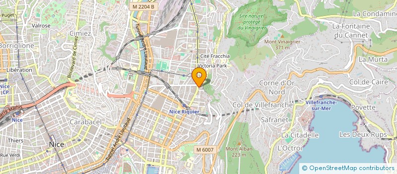localisation de l'entreprise MONSIEUR MIGUEL CABRAL LOPES  NICE