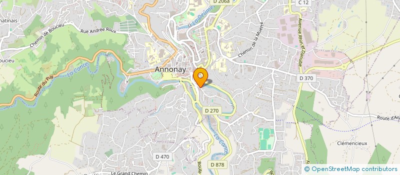 localisation de l'entreprise MONSIEUR MIGUEL CABRERA  ANNONAY