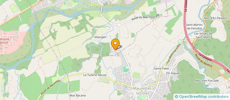 localisation de l'entreprise MONSIEUR MIGUEL CALVO HERNANDEZ  SAINT-JEAN-PLA-DE-CORTS