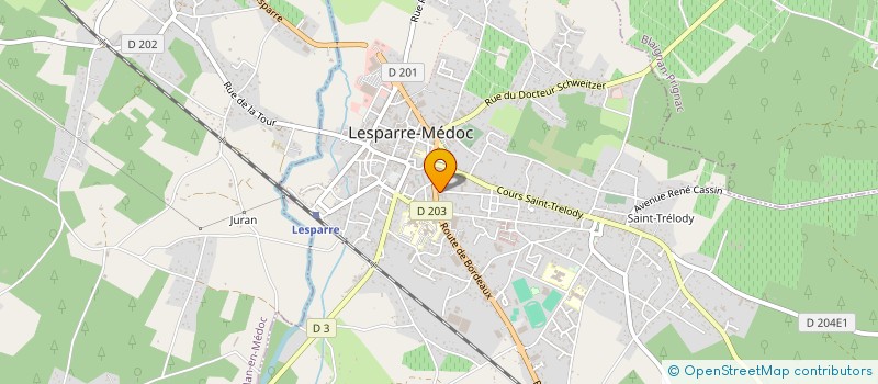 localisation de l'entreprise MONSIEUR MIGUEL CARON  LESPARRE-MEDOC