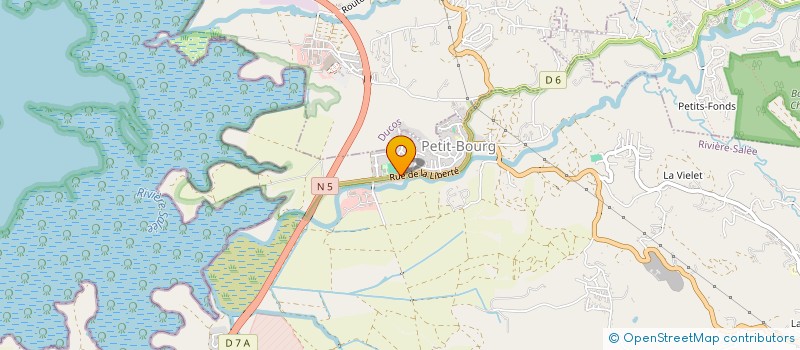 localisation de l'entreprise MONSIEUR MIGUEL CHAMBEL  RIVIERE-SALEE