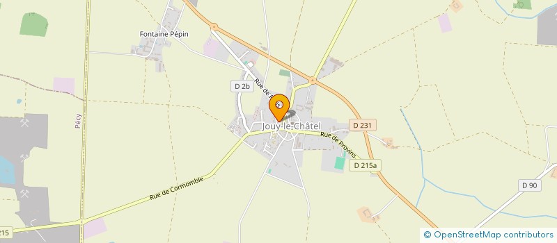 localisation de l'entreprise MONSIEUR MIGUEL CHRISTINE  JOUY-LE-CHATEL