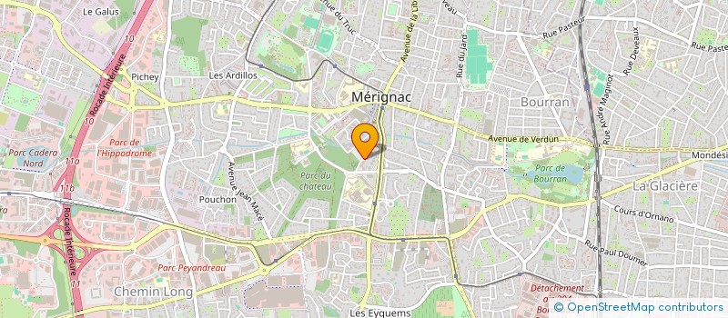 localisation de l'entreprise MONSIEUR MIGUEL CLEMENT  MERIGNAC