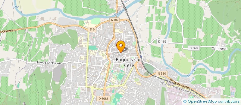 localisation de l'entreprise MONSIEUR MIGUEL CORBA  BAGNOLS-SUR-CEZE