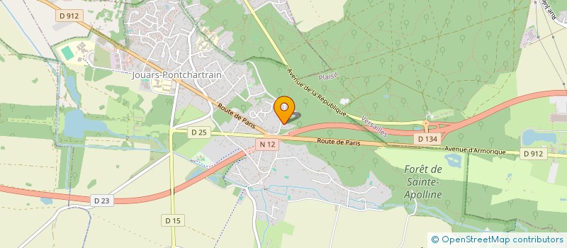 localisation de l'entreprise MONSIEUR MIGUEL COUTO  JOUARS-PONTCHARTRAIN