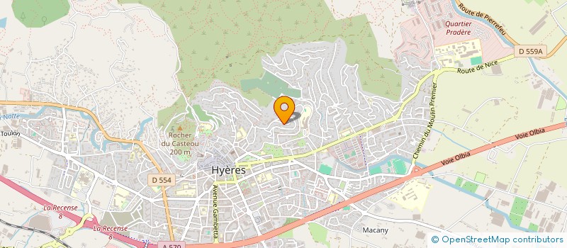 localisation de l'entreprise MONSIEUR MIGUEL D ALMEIDA URIA  HYERES