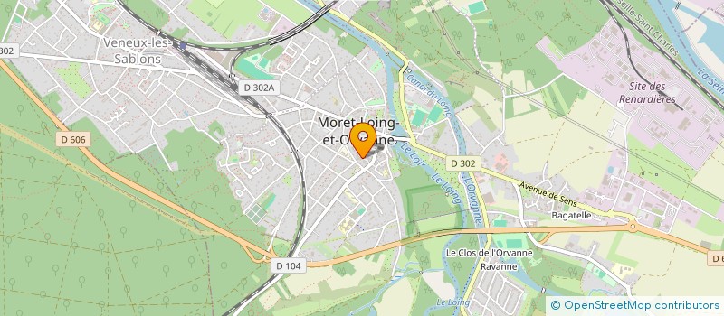 localisation de l'entreprise MONSIEUR MIGUEL D'ARMAU DE BERNEDE à MORET-LOING-ET-ORVANNE