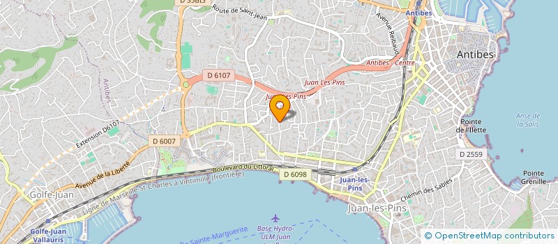 localisation de l'entreprise MONSIEUR MIGUEL DA COSTA MAIA à ANTIBES