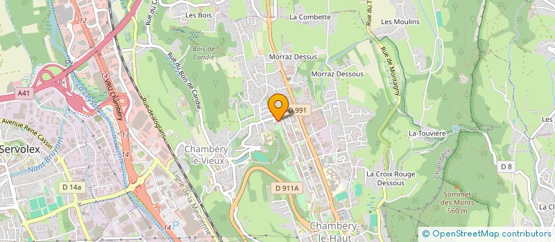 localisation de l'entreprise MONSIEUR MIGUEL DA SILVA E SANTOS  CHAMBERY