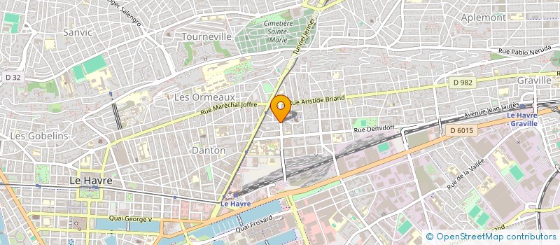 localisation de l'entreprise MONSIEUR MIGUEL DAVIDAS à LE HAVRE
