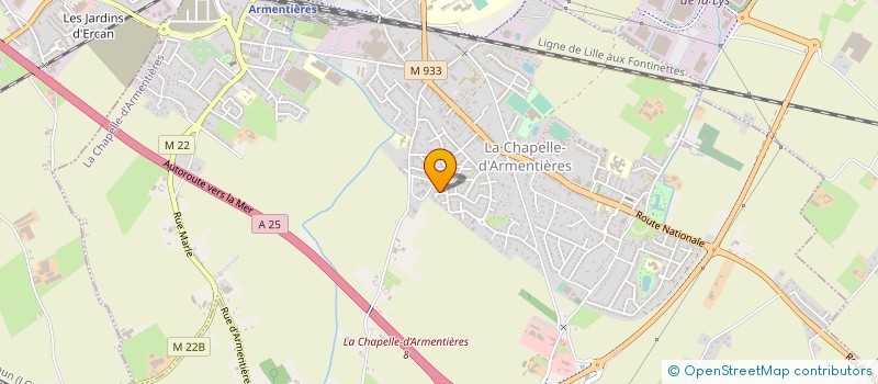 localisation de l'entreprise MONSIEUR MIGUEL DE SOUSA E SILVA  LA CHAPELLE-D'ARMENTIERES