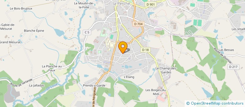 localisation de l'entreprise MONSIEUR MIGUEL DELATRE à SAINT-YRIEIX-LA-PERCHE