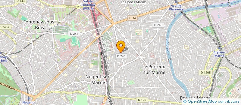 localisation de l'entreprise MONSIEUR MIGUEL DENIS  LE PERREUX-SUR-MARNE