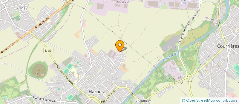 localisation de l'entreprise MONSIEUR MIGUEL DEVULDER  HARNES