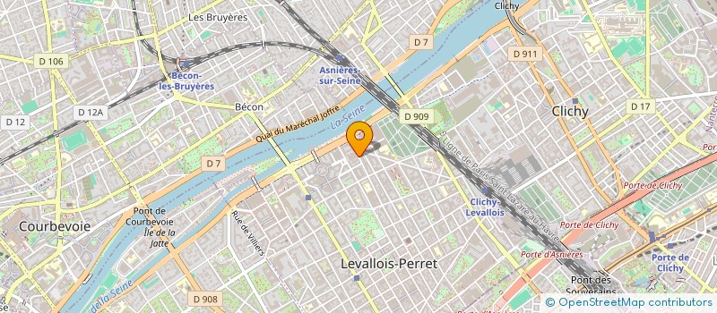 localisation de l'entreprise MONSIEUR MIGUEL DIAS à LEVALLOIS-PERRET