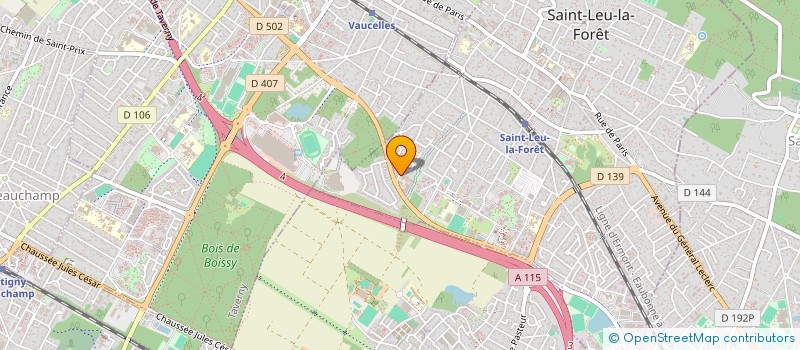 localisation de l'entreprise MONSIEUR MIGUEL DILANGANGU  SAINT-LEU-LA-FORET