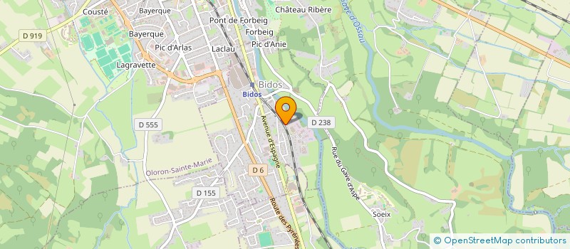 localisation de l'entreprise MONSIEUR MIGUEL DOMINGUEZ SOUSA à BIDOS