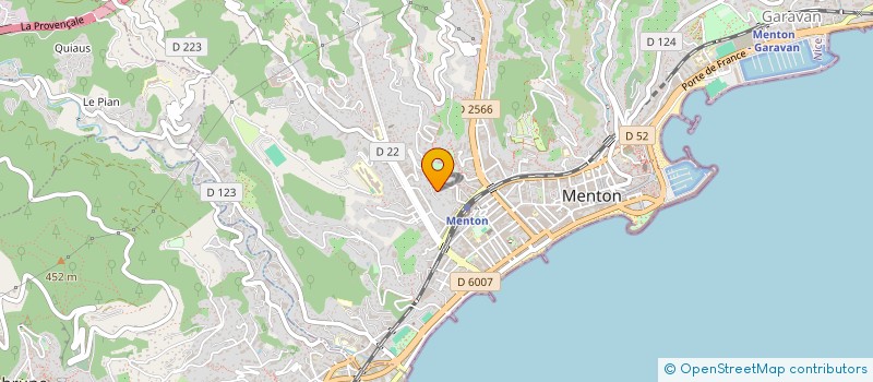 localisation de l'entreprise MONSIEUR MIGUEL DURAO à MENTON
