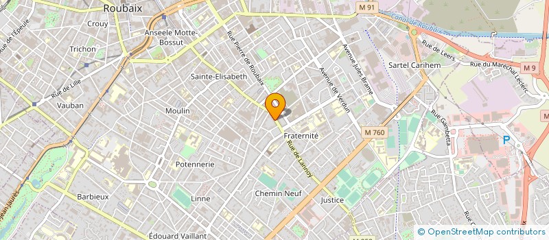 localisation de l'entreprise MONSIEUR MIGUEL FERNANDES à ROUBAIX