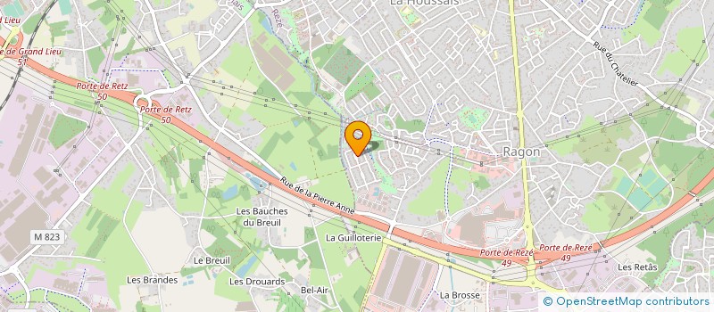 localisation de l'entreprise MONSIEUR MIGUEL FOSSATI à REZE