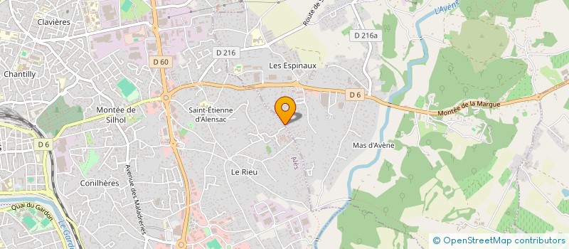 localisation de l'entreprise MONSIEUR MIGUEL FRANCIA GOMEZ à ALES