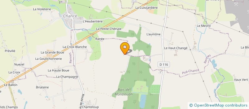 localisation de l'entreprise MONSIEUR MIGUEL GEORGEAULT  DOMALAIN