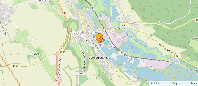 localisation de l'entreprise MONSIEUR MIGUEL GODIN  ARQUES-LA-BATAILLE