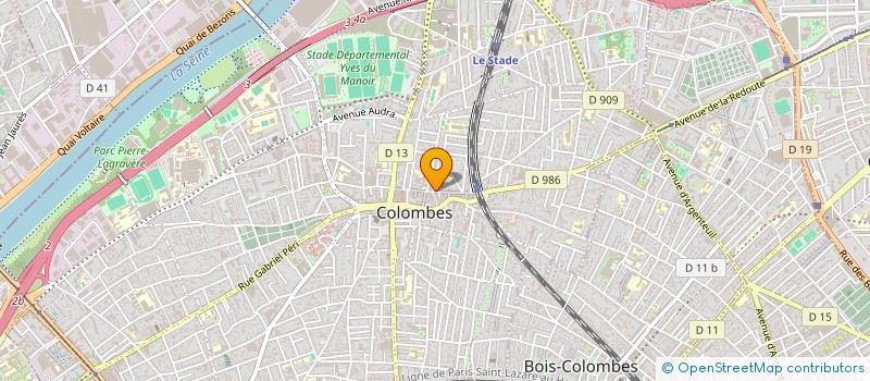 localisation de l'entreprise MONSIEUR MIGUEL GOMES à COLOMBES